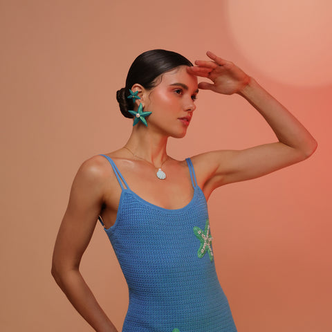 Set Estrellas turquesa