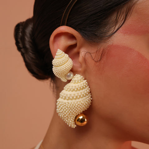 Aretes Caracolas Arena