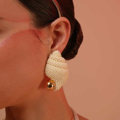 Aretes Caracolas Arena