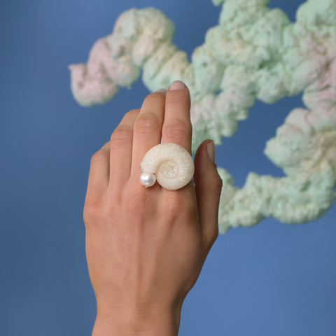 Anillo Amonita tornasol
