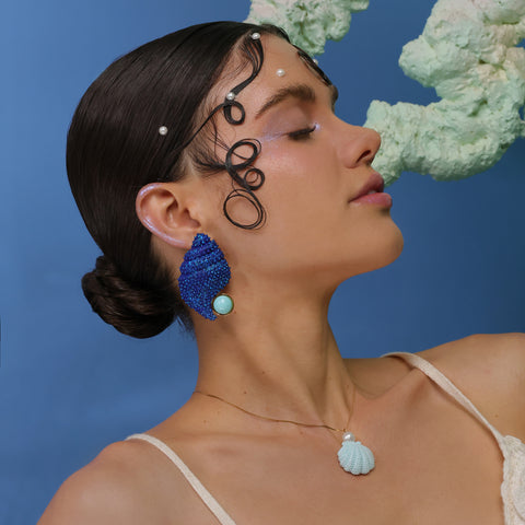 Aretes Caracolas Oceano
