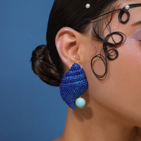 Aretes Caracolas Oceano