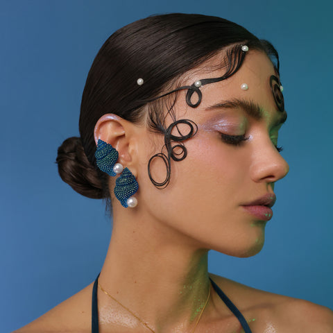 Earcuff Caracolita agua