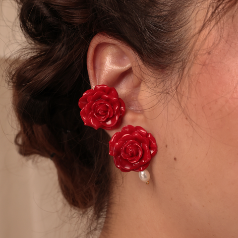 Earcuff Rosita Rojo