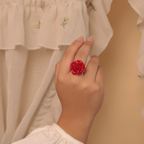 Anillo Rosita Rojo
