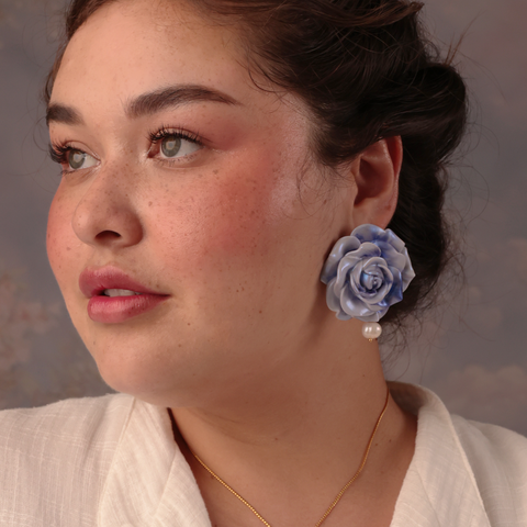 Aretes Rosas Lila