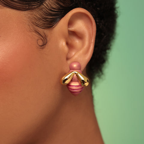 Aretes Abejitas Rosadas