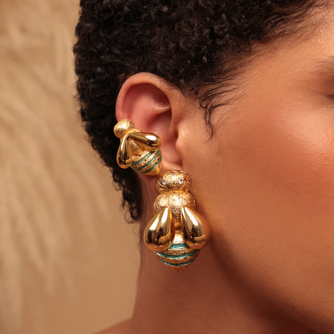 Set Abeja Reina Dorado