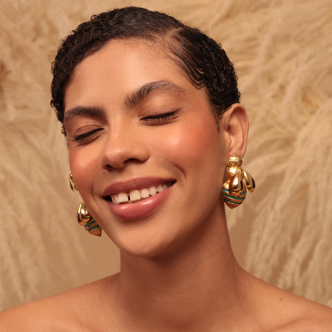 Set Abeja Reina Dorado