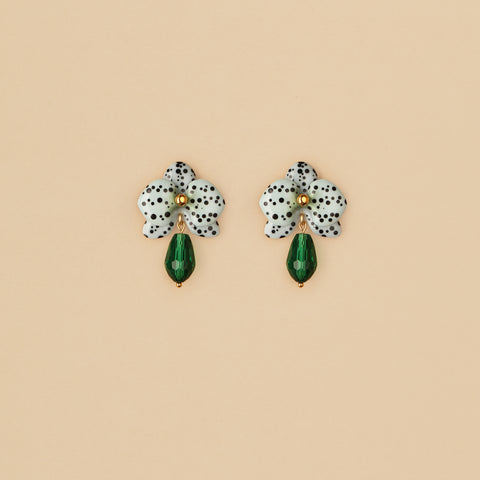 Aretes mini Orquídeas Celestina Drops