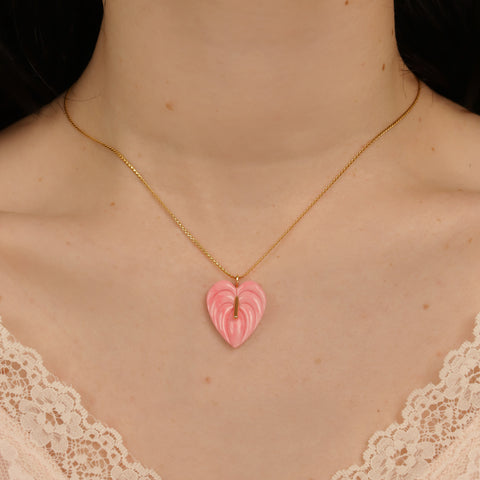 Collar mini Anturio Rosa