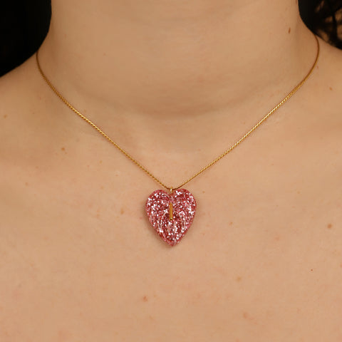 Collar mini Anturio Rosé