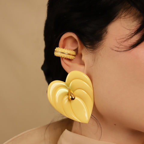 Earcuff Espádice Vainilla
