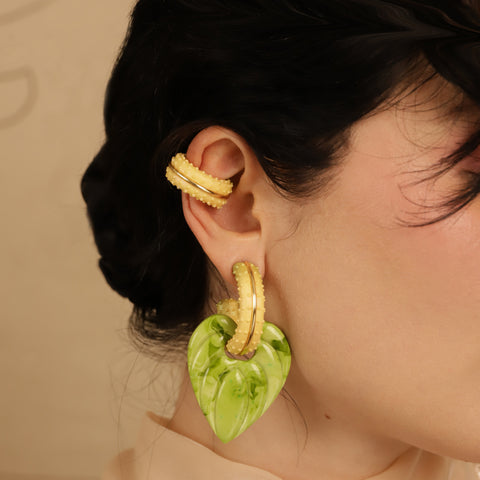 Earcuff Espádice Vainilla