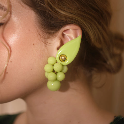 Earcuff Uvas Verdes (transformable)