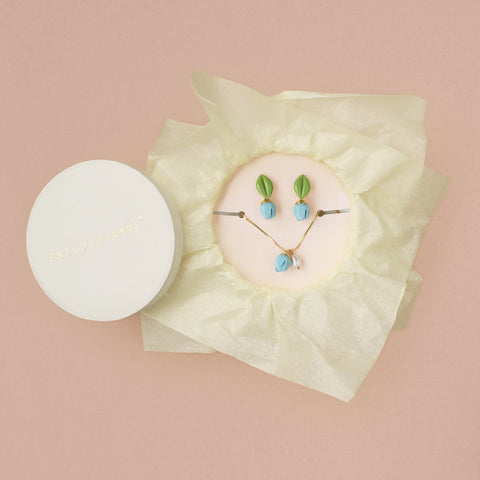 Set mini Tulipanes Celeste