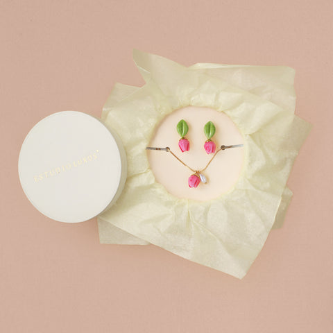 Set mini Tulipanes Fucsia