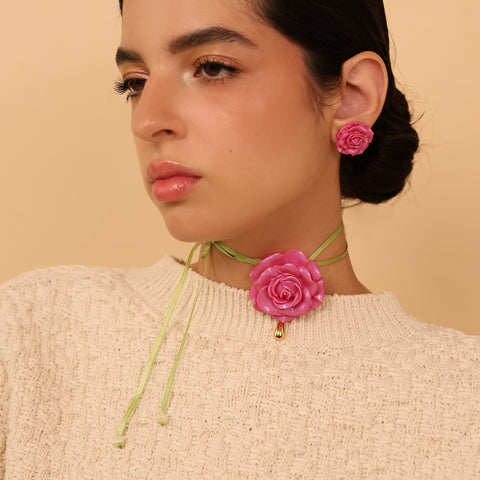 Set Romance Fucsia