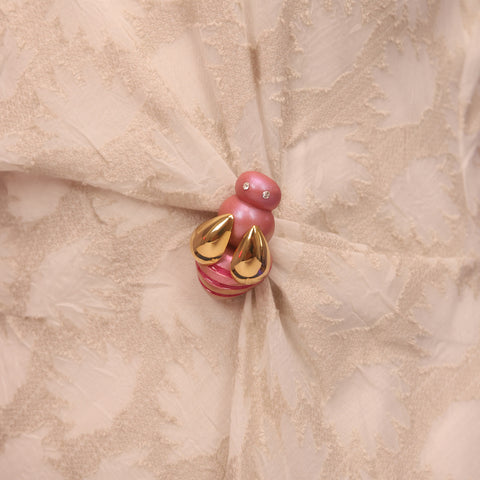 Broche Abeja Rosada