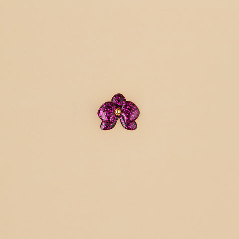 Earcuff mini Orquídea Púrpura