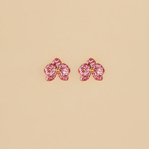 Aretes mini Orquídeas Rosé